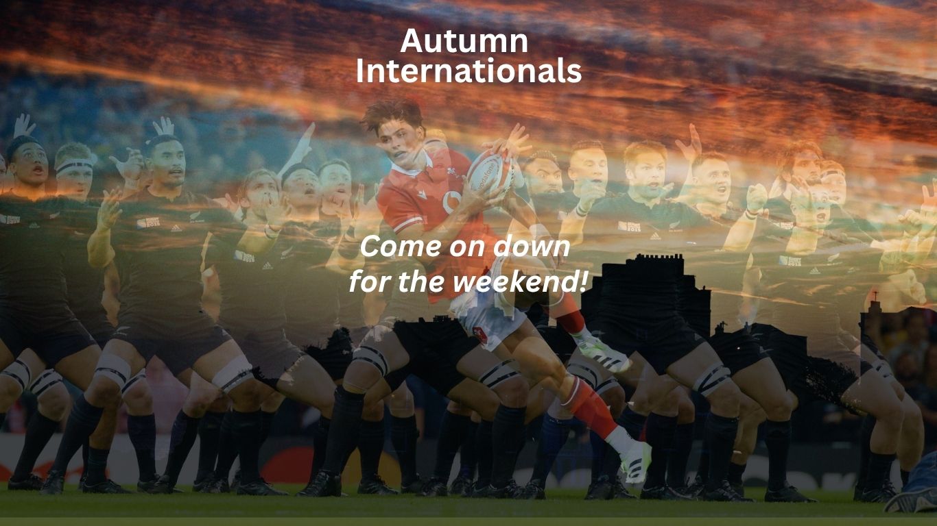 come watch the autumn rugby internationals at tenby house on our multi wide screen tvs great atmosphere wales ruggby